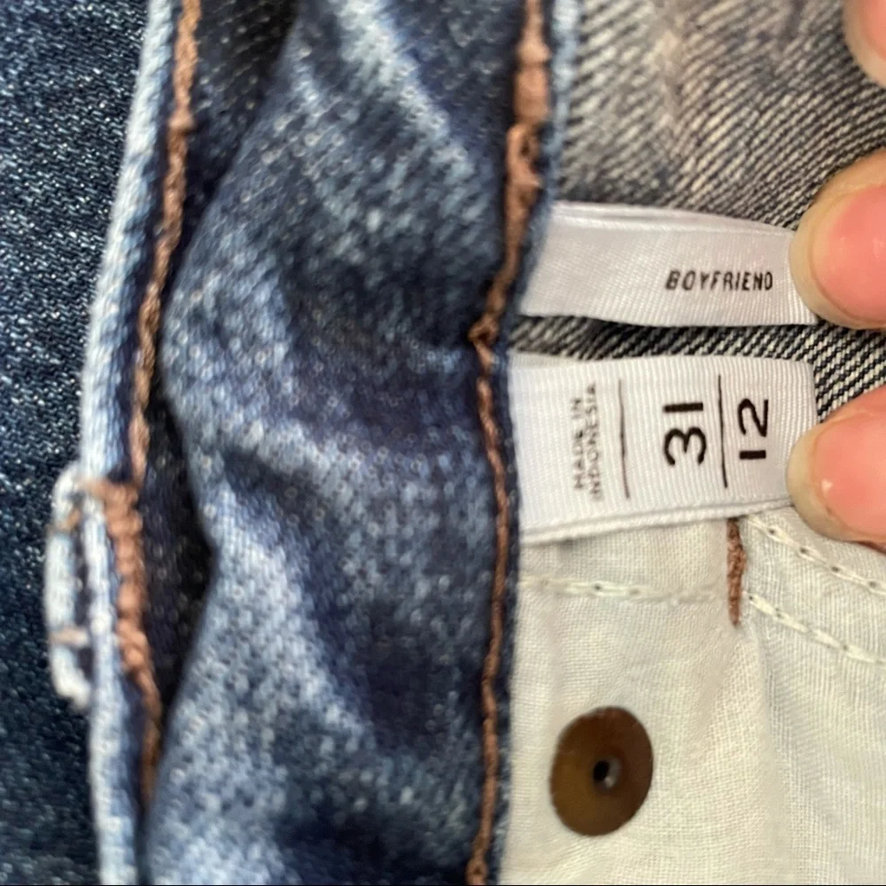 Loft Size 31 / 12 Button Front Skinny Jeans - Picture 8 of 8